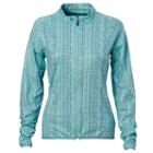 Plus Size Nancy Lopez Serene Printed Golf Jacket, Women's, Size: 1xl, Green