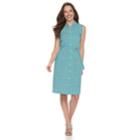 Women's Croft & Barrow&reg; Print Belted Shirt Dress, Size: Xl, Med Blue