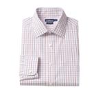 Men's Croft & Barrow&reg; Fitted Solid Easy Care Spread-collar Dress Shirt, Size: 16.5-32/33, White