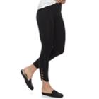 Women's French Laundry Cutout Cuff Leggings, Size: Medium, Oxford