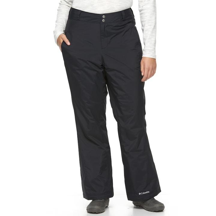 Plus Size Columbia Ashley Mountain Snow Pants, Women's, Size: 3xl, Grey (charcoal)