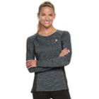 Women's Fila Sport&reg; Raglan Long Sleeve Tee, Size: Large, Black