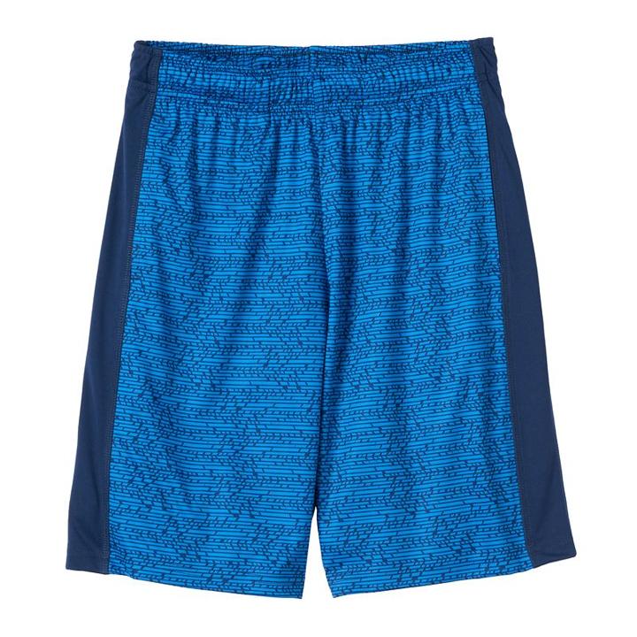 Boys 8-20 Tek Gear&reg; Sky Striped Performance Athletic Shorts, Boy's, Size: S(8), Med Blue