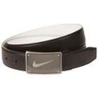 Men's Nike Black & White Reversible Plaque-buckle Belt, Size: 42, Oxford