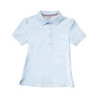 Girls 4-20 & Plus Size French Toast School Uniform Stretch Pique Polo Shirt, Girl's, Size: 6-6x, Blue