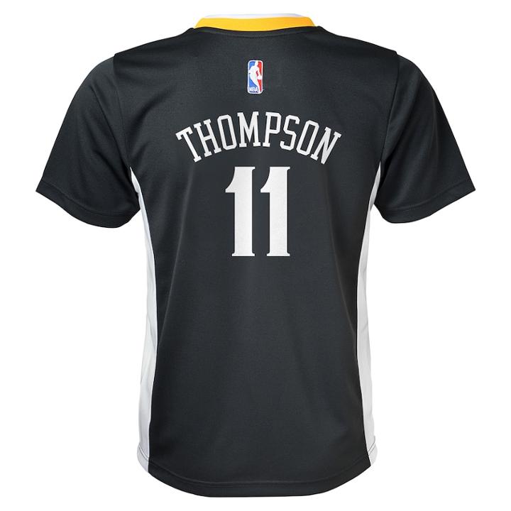 Boys 8-20 Golden State Warriors Klay Thompson Alternate Replica Jersey, Size: L 14-16, Black