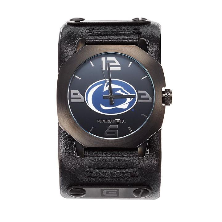 Rockwell Penn State Nittany Lions Assassin Leather Watch - Men, Black