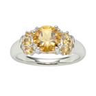 Sterling Silver Citrine Ring, Women's, Size: 8, Orange