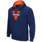 Men's Campus Heritage Virginia Cavaliers Logo Hoodie, Size: Small, Blue (navy)
