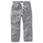 Boys 4-12 Oshkosh B'gosh&reg; Microfleece Pants, Size: 8, Light Grey
