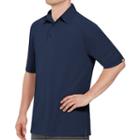 Men's Red Kap Performance Knit Flex Series Pro Polo, Size: Large, Blue