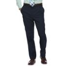 Men's Croft & Barrow&reg; Classic-fit Easy-care Stretch Flat-front Pants, Size: 34x34, Blue (navy)