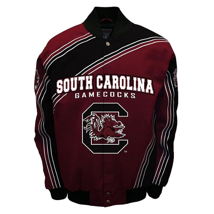 Men's Franchise Club South Carolina Gamecocks Warrior Twill Jacket, Size: 3xl, Dark Red