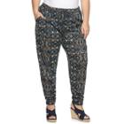 Plus Size French Laundry Printed Soft Pants, Women's, Size: 1xl, Oxford