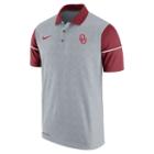 Men's Nike Oklahoma Sooners Sideline Dri-fit Polo, Size: Medium, Grey