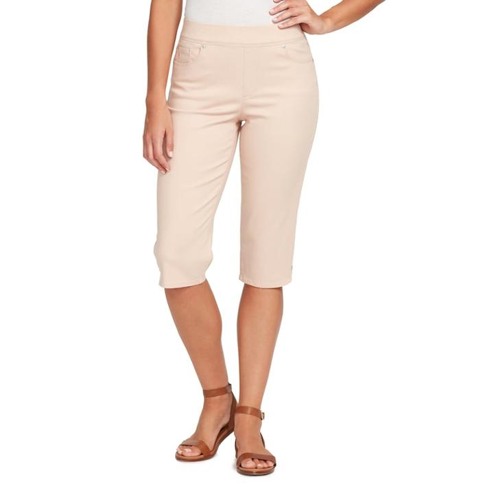 Petite Gloria Vanderbilt Avery Pull-on Skimmer Capris, Women's, Size: 12 Petite, Med Pink