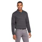 Men's Van Heusen Flex Classic-fit Windowpane Polo, Size: Xl, Oxford
