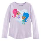 Girls 4-10 Jumping Beans&reg; Shimmer & Shine Heart Tee, Size: 6x, Brt Blue