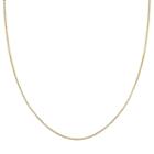 14k Gold Over Silver Box Chain Necklace - 16 In, Women's, Size: 16