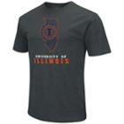 Men's Illinois Fighting Illini State Tee, Size: Xxl, Dark Blue