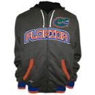 Men's Franchise Club Florida Gators Power Play Reversible Hooded Jacket, Size: Medium, Grey