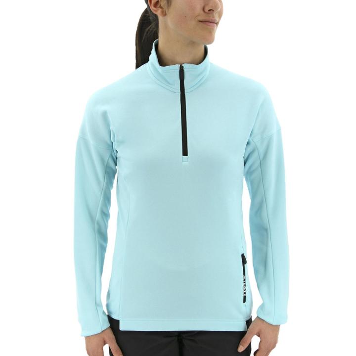 Women's Adidas Outdoor Terrex Half-zip Fleece Jacket, Size: Large, Med Blue