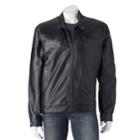 Big & Tall Vintage Leather Leather Racer Jacket, Men's, Size: Xxl Tall, Black
