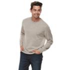 Men Apt. 9&reg; Wool-blend Merino Crewneck Sweater, Size: Medium, Med Beige