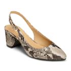 A2 By Aerosoles Silver Age Women's Slingback Heels, Size: 6.5, Beig/green (beig/khaki)