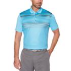 Men's Grand Slam On Course Regular-fit Space Dye Performance Golf Polo, Size: Small, Light Blue