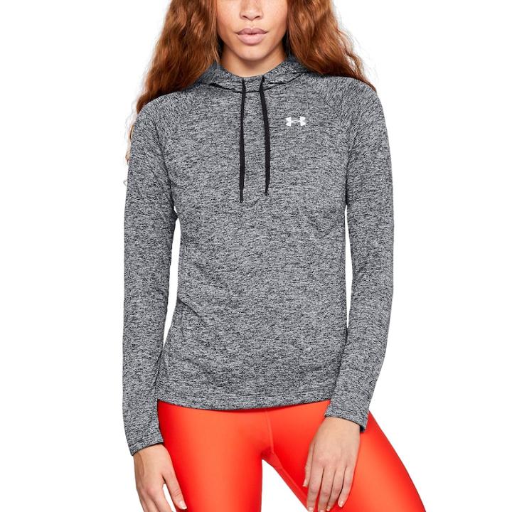 Women's Under Armour Tech Twist Long Sleeve Hoodie, Size: Medium, Black