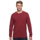 Men's Sonoma Goods For Life&trade; Flexwear Pocket Tee, Size: Small, Med Red