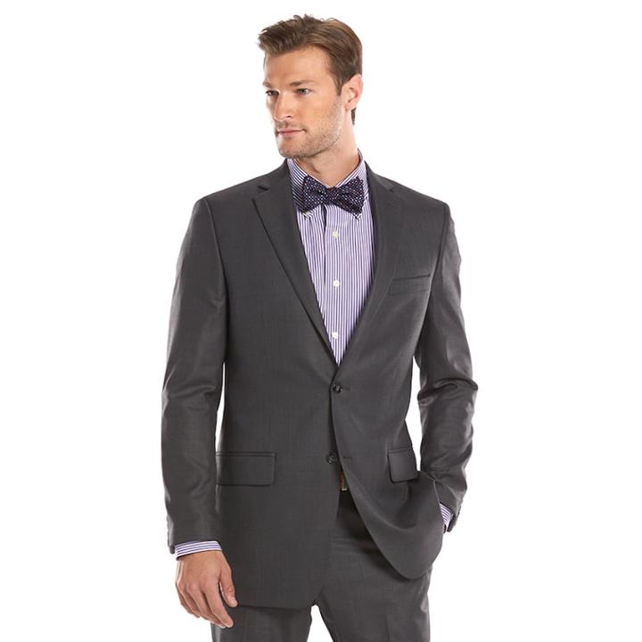 Men's Apt. 9&reg; Premier Flex Slim-fit Suit Coat, Size: 42 Xlt, Grey