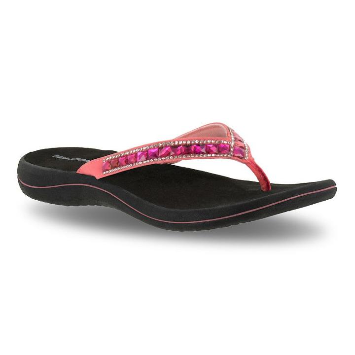 Easy Street Token Women's Flip-flops, Size: 7 Wide, Orange Oth
