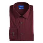 Men's Apt. 9&reg; Slim-fit Premier Flex Collar Stretch Dress Shirt, Size: 17-34/35, Dark Red