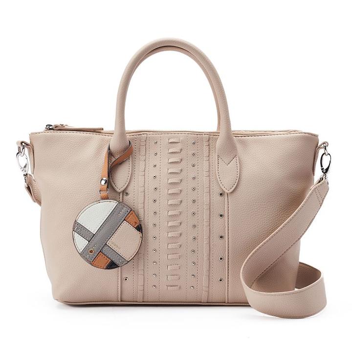 Rosetti Gayle Double Zip Satchel, Women's, Lt Brown