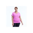 Plus Size Marika Curves Elizabeth Shirred Workout Tee, Women's, Size: 1xl, Brt Purple