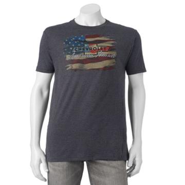 Men's Chevrolet American Made Tee, Size: Small, Dark Grey