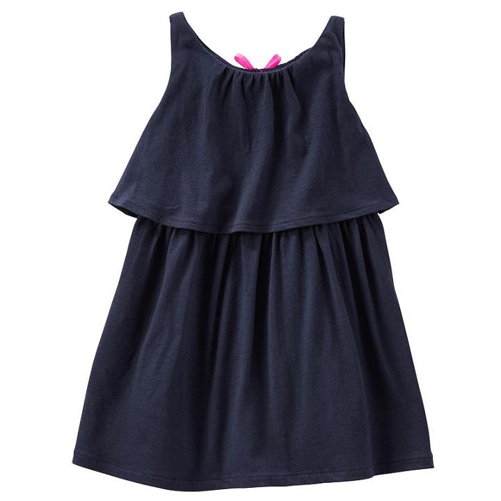 Girls 4-8 Oshkosh B'gosh&reg; Tiered Tunic Tank Top, Girl's, Size: 7, Blue