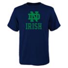 Boys 8-20 Notre Dame Fighting Irish Primary Logo Tee, Size: S 8, Blue (navy)