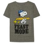 Boys 4-7x Jumping Beans&reg; Thanksgiving Peanuts Snoopy & Woodstock Feast Mode Tee, Size: 5, Grey