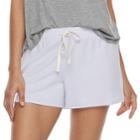 Women's Sonoma Goods For Life&trade; Shorts, Size: Medium, Lt Purple