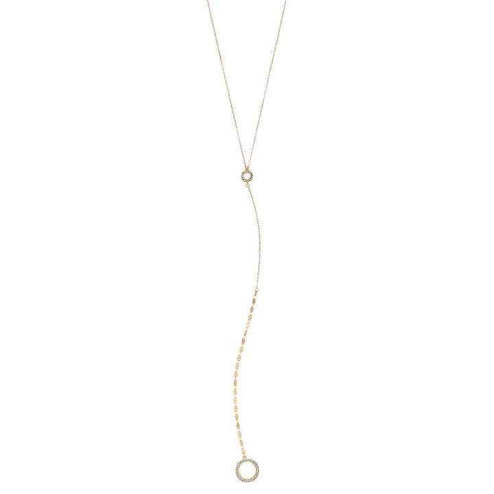 Lc Lauren Conrad Circle Y Necklace, Women's, Gold