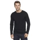 Men's Apt. 9&reg; Premier Flex Modern-fit Stretch Tee, Size: Medium, Black