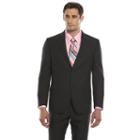 Men's Savile Row Modern-fit Black Suit Jacket, Size: 36 Short