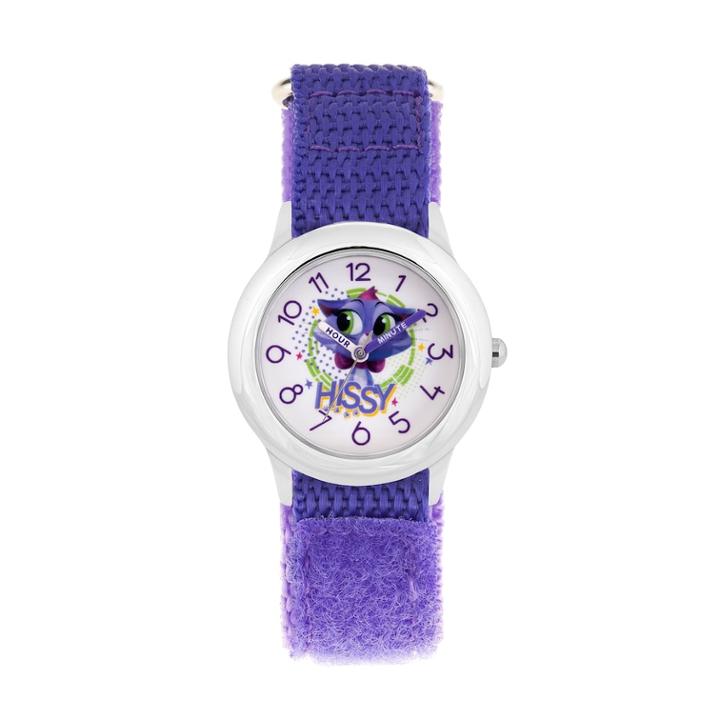Disney 's Puppy Dog Pals Hissy Kids' Time Teacher Watch, Girl's, Size: Medium, Purple