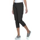 Women's Columbia Zephyr Heights Woven Capris, Size: 8, Grey (charcoal)