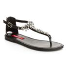 Unionbay Jewel Women's T-strap Sandals, Size: 11, Black
