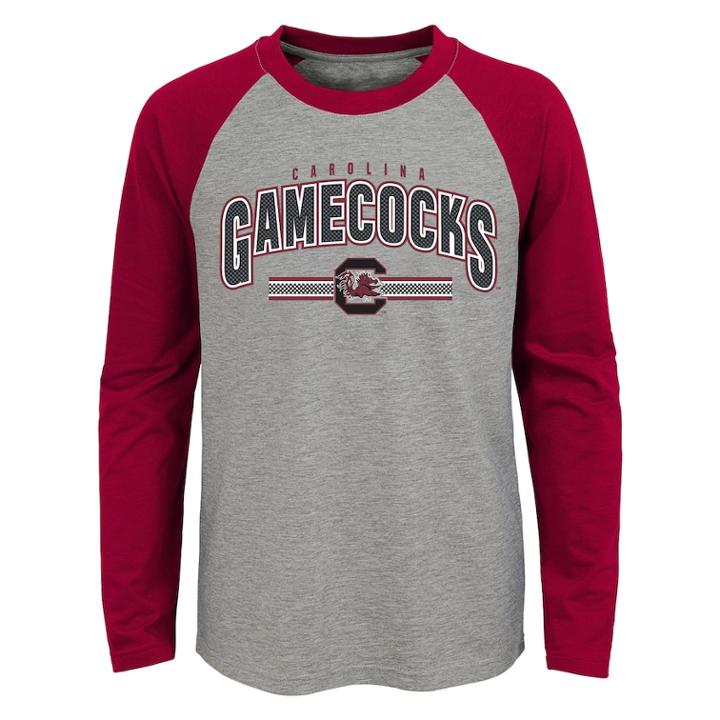 Boys 4-18 South Carolina Gamecocks Audible Tee, Size: 8-10, Grey