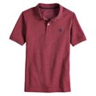 Boys 8-20 Chaps Solid Polo, Size: 14-16, Red